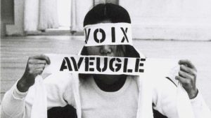 Theresa Hak Kyung Cha’s performance piece Aveugle Vox, from 1975. Image: Theresa Hak Kyung Cha Memorial Foundation