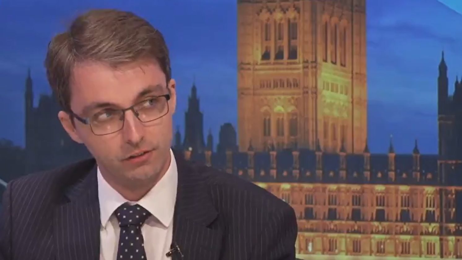 Daily Express reporter Aaron Newbury. Image: GB News/YouTube