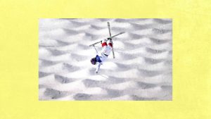 Landon Wendler of Team United States competes in the men’s freestyle skiing moguls qualification at the 2026 Winter Olympic games in Livigno, Italy. Image: David Ramos/Getty