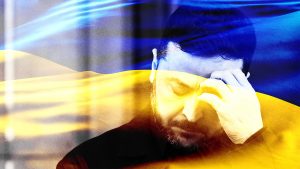 Vlodymyr Zelensky leads a nation let down by the US. Image: TNW/Getty