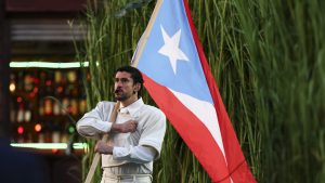  Bad Bunny performs in the Apple Music Halftime Show during the NFL Super Bowl 60 football game between the Seattle Seahawks and the New England Patriots. Photo: Kevin Sabitus/Getty Images