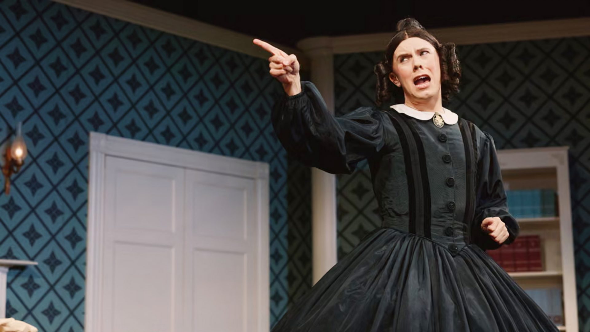 Cole Escola as Mary Todd Lincoln in Aunty Donna’s Oh, Mary! Image: Emilio Madrid
