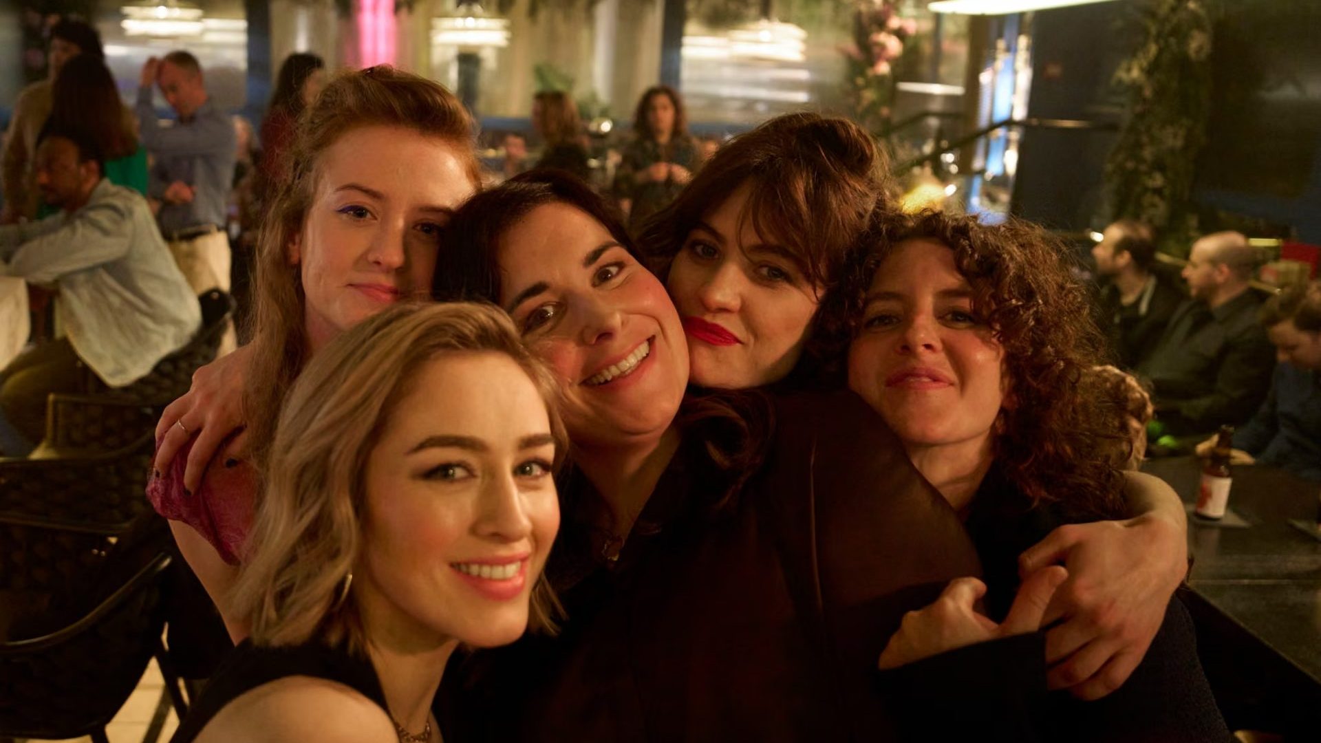 The Walsh sisters: Helen, Claire, Maggie, Rachel and Anna. Photo: BBC/Cuba Pictures /Metropolitan Films/Enda Bowe