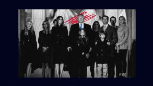 Trump’s war of blood and oil, driven by dynastic ambition and family profit. Image: TNW