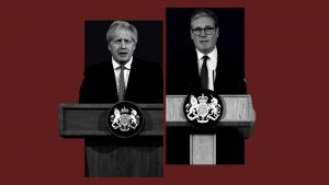 Keir Starmer is becoming more and more like Boris Johnson. Image: TNW/Getty