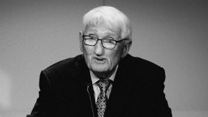 Sociologist and philosopher Juergen Habermas, captured on July 04, 2018 in Berlin, Germany. Photo: Janine Schmitz/Photothek via Getty Images