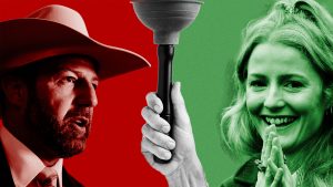 Markwayne Mullin and Hannah Spencer: plumbers turned politicians on opposing populist paths.
Image: TNW