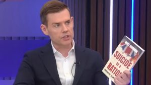 Matt Goodwin on a GB News debate over his book. Image: GB News/YouTube