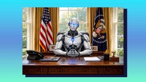 Meet the bot trying to run for office... Image: TNW/Getty