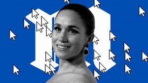 "Over just 19 days in April 2026, the Mail published 70 news stories using Meghan as a hook." Image: TNW/Getty