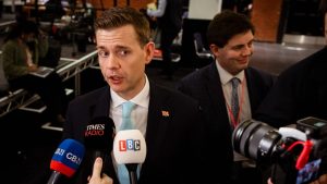 Reform politician Matt Goodwin. Photo: Andy Barton / SOPA Images/SOPA Images/LightRocket via Getty Images