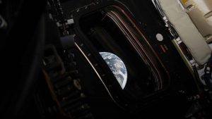 A view of Earth from the Orion spacecraft on Artemis II. Image: Reid Wiseman/NASA/Getty