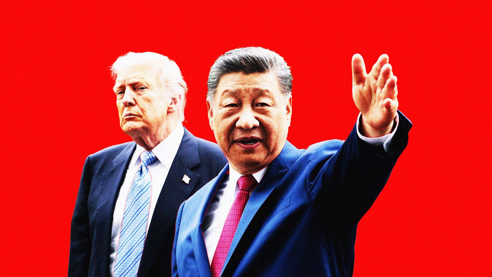 How Xi played Trump... Image: TNW/Getty