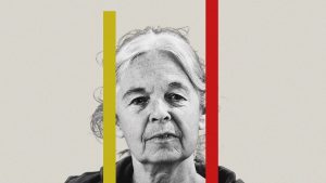 Daniela Klette, former member of Germany’s far-left Red Army Faction, appears in court in northern Germany. Image: TNW/Getty