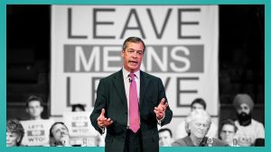 "The looming tenth anniversary of the referendum is as good a time as any to start reminding people of the damage Farage has already done." Image: TNW/Getty