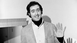 American entertainer Andy Kaufman backstage at The Tonight Show in Los Angeles, 1978. 
Image: Nicolas Russell/Getty