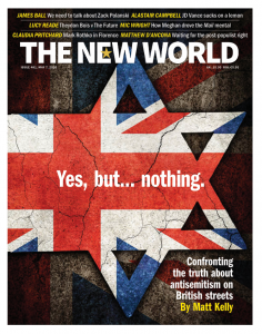 The New World cover image, 7th - 13th May.