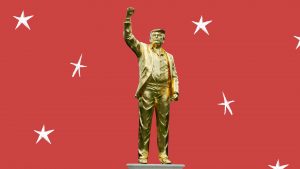 The most garish monument to Donald Trump’s very normal ego will adorn a golf course in Doral, Florida. Image: TNW/Getty