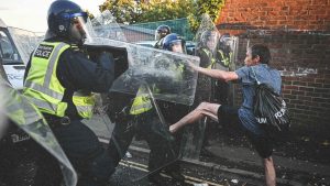 The Southampton riot was a warning of a far right moving towards ever more extreme rhetoric. Image: Getty/TNW