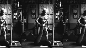Joseph Pilates, inventor of the exercise method, instructs a client in his New York studio, 1961. IMAGE: IC Rapoport/Getty