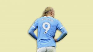 Most sports commentators do not seem to know that the correct way to say Haaland is “Haw-land”, not “Hah-land”. Image: TNW/Getty