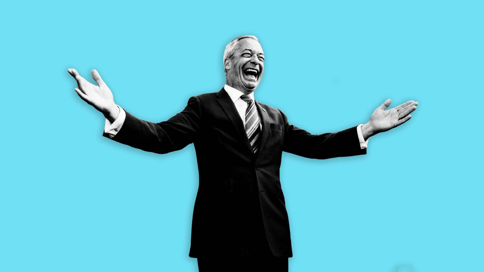 Farage operates on the basis that he can do whatever he likes and get away with it. Image: TNW/Getty