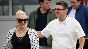 Andy Burnham and his wife Marie-France van Heel. Photo: Oli SCARFF / AFP via Getty Images