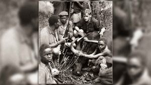 The people of Kenya and its wild animals – and those who hunted them – are portrayed in the often brutal photographs featured in The End of the Game. Image: Peter Beard