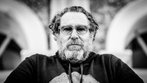 film-maker Julian Schnabel at the 2018 Venice Film Festival. Image: Franco Origlia/Getty