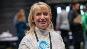 Reform candidate for Greater Manchester mayor Sian Astley. Photo: Gary Roberts/SOPA Images/LightRocket via Getty Images