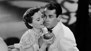 Barbara Stanwyck and Henry Fonda in The Lady Eve (1941). Image: John Kobal Foundation/Getty