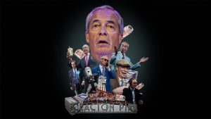 From undeclared donations to Count Binface, Nigel Farage's summer gets the Hollywood treatment. Image: TNW/Getty