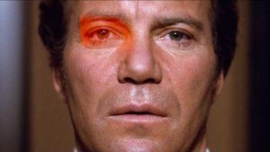 William Shatner as James T Kirk in Star Trek II: The Wrath of Khan, 1982. Image CBS/Getty