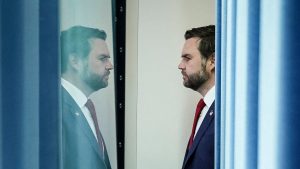 JD Vance arrives for a briefing with Donald Trump at the White House, January 2025. Image: Oliver Contreras/AFP/Getty
