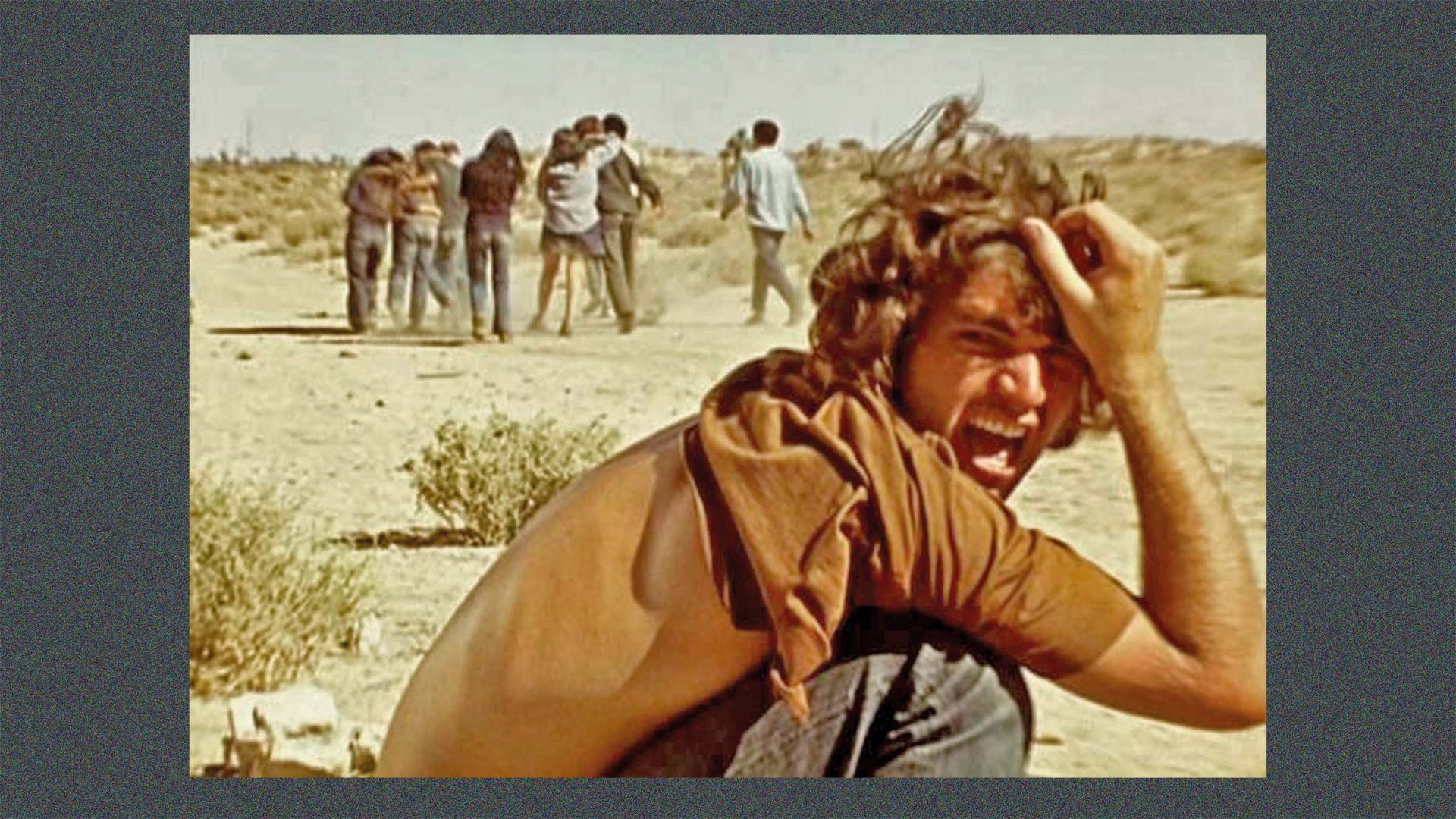A scene from Peter Watkins’s 1971 mock-doc Punishment Park. Image: BFI Press Office