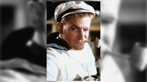 Robin Williams in the title role of Popeye, 1980. Image: Cinematic Collection/Alamy