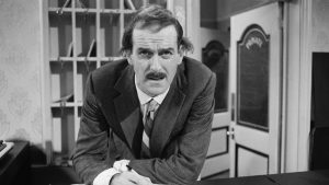 John Cleese in the pilot episode of Fawlty Towers, recorded in December 1974. Image: Don Smith/Radio Times/Getty