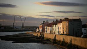 The historic Headland area of Hartlepool, County Durham, with its 14th-century town wall. Image: Getty