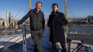 The Rest is Politics's Alastair Campbell and Rory Stewart. Photo: Simon Ackerman/Getty Images