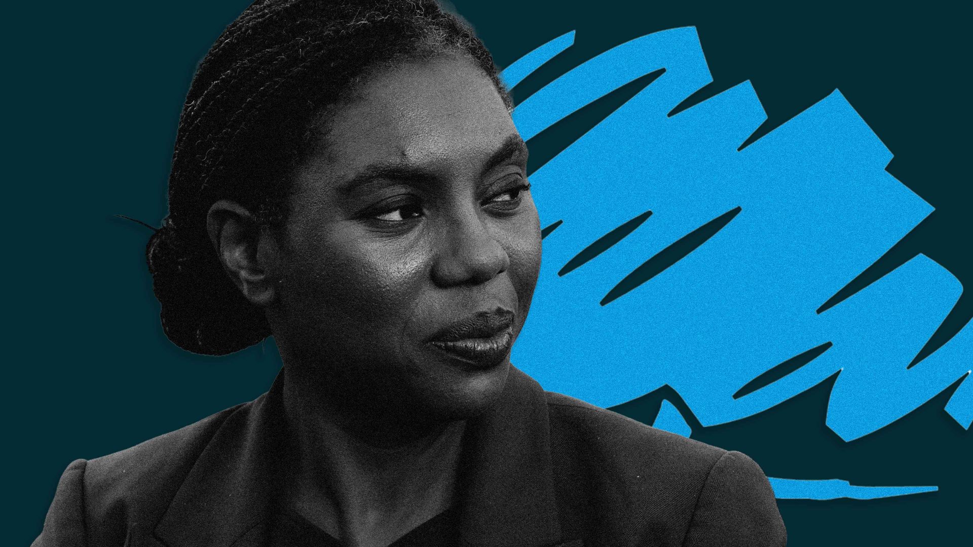 Kemi Badenoch seems at times to be determined to create a party even nastier than the one Theresa May once warned about. Image: TNW/Getty