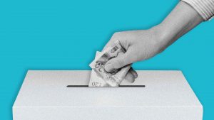 Farage’s £72m crypto war chest could tip the balance at the next general election. Image: TNW/Getty