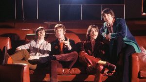The Beatles at TVC animation studios in London, November 1967. They were taking part in a short film called A Mod Odyssey about the making of Yellow Submarine. Image: Mark Hayward Archive/Getty