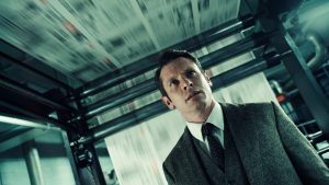 Jack O’Connell as former Sun editor Larry Lamb in Danny Boyle’s Ink. Image: Studio Canal