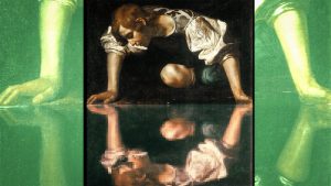 AI is turning us all into Narcissus, gazing at his reflection. Image: TNW/Getty