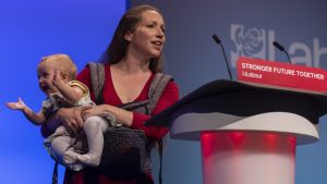 Labour MP Catherine Atkinson at the 2021 party conference. Photo: Dan Kitwood/Getty Images