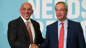 Former chancellor Nadhim Zahawi defecting from the Conservatives to Reform. Photo: Matthew Chattle/Future Publishing via Getty Images