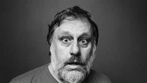 Slavoj Zizek, the defiant European. Photo: Matt Carr/Getty Images