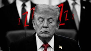 Why does Trump keep falling asleep? Image: TNW/Getty