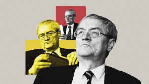 A German spy chief accused of spilling secrets. Image: TNW/Getty