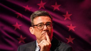 Burnham vs the Brexiteers. Image: TNW/Getty